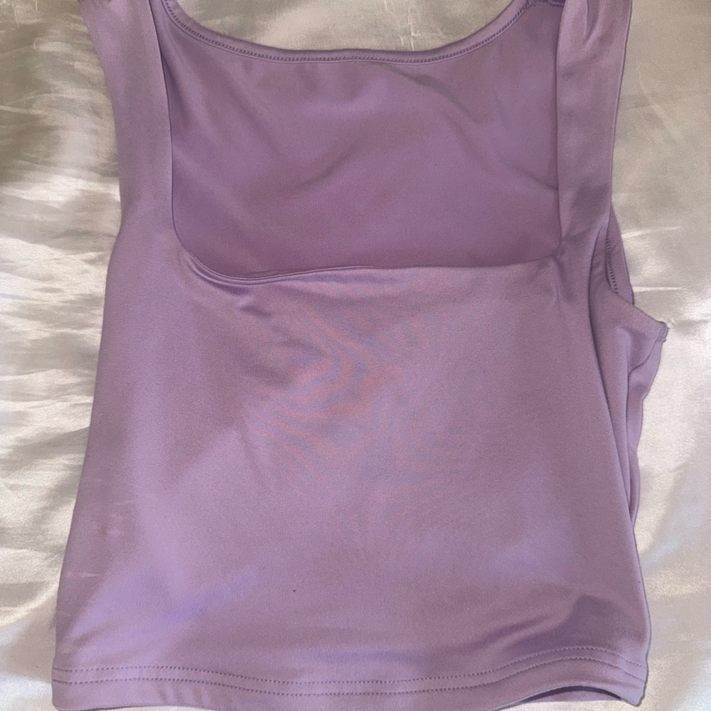 SHEIN Purple Crop Top